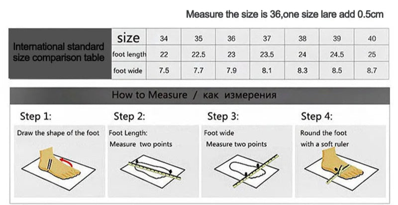 Product details of iridescent high-heeled shoes with brand information and size chart.