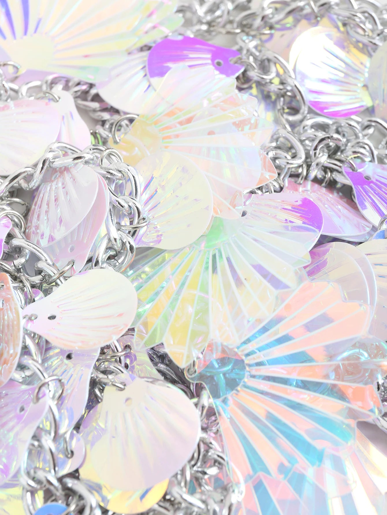 Mermaid Shell Sequin Top