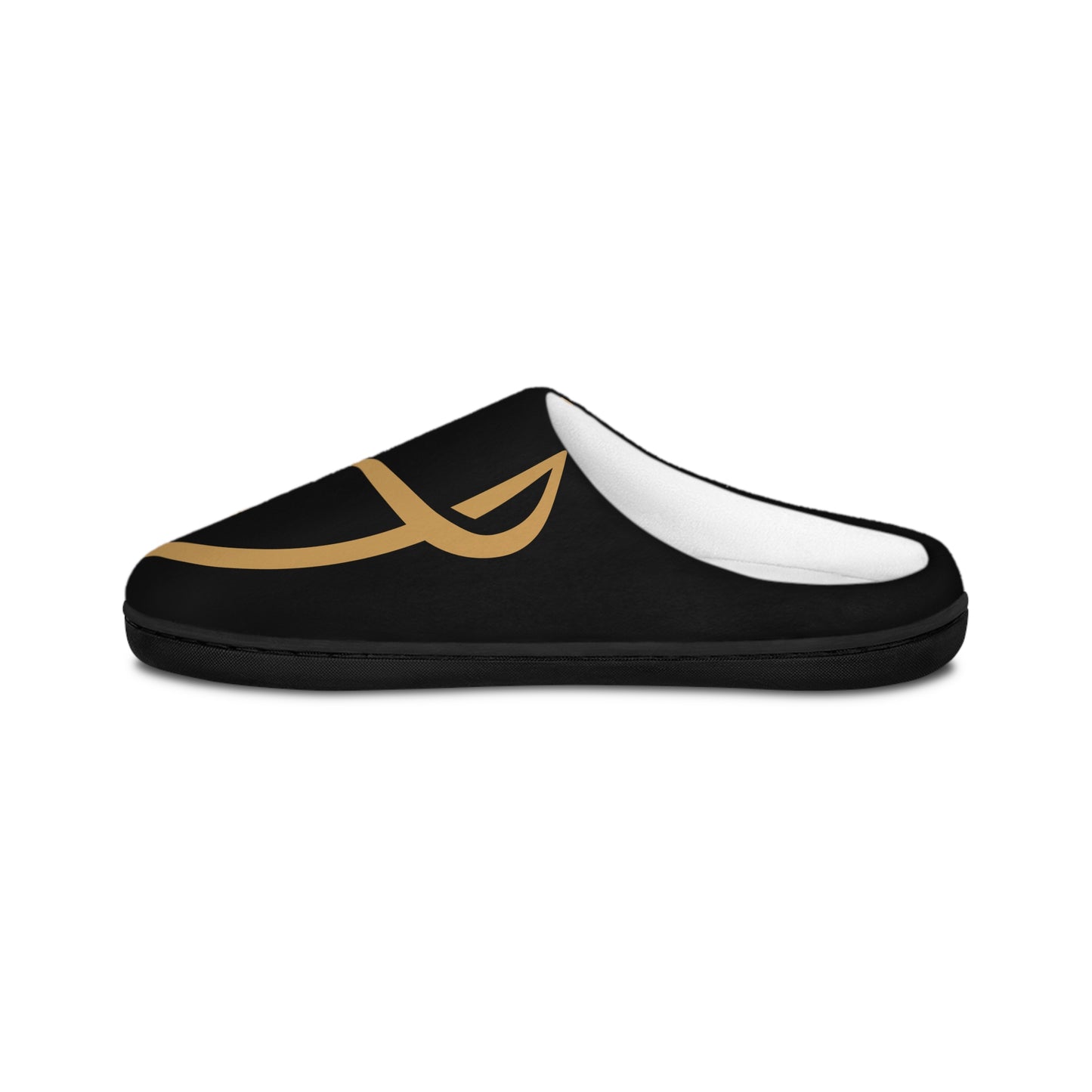 Elegant Black Indoor Slippers with Desire Logo