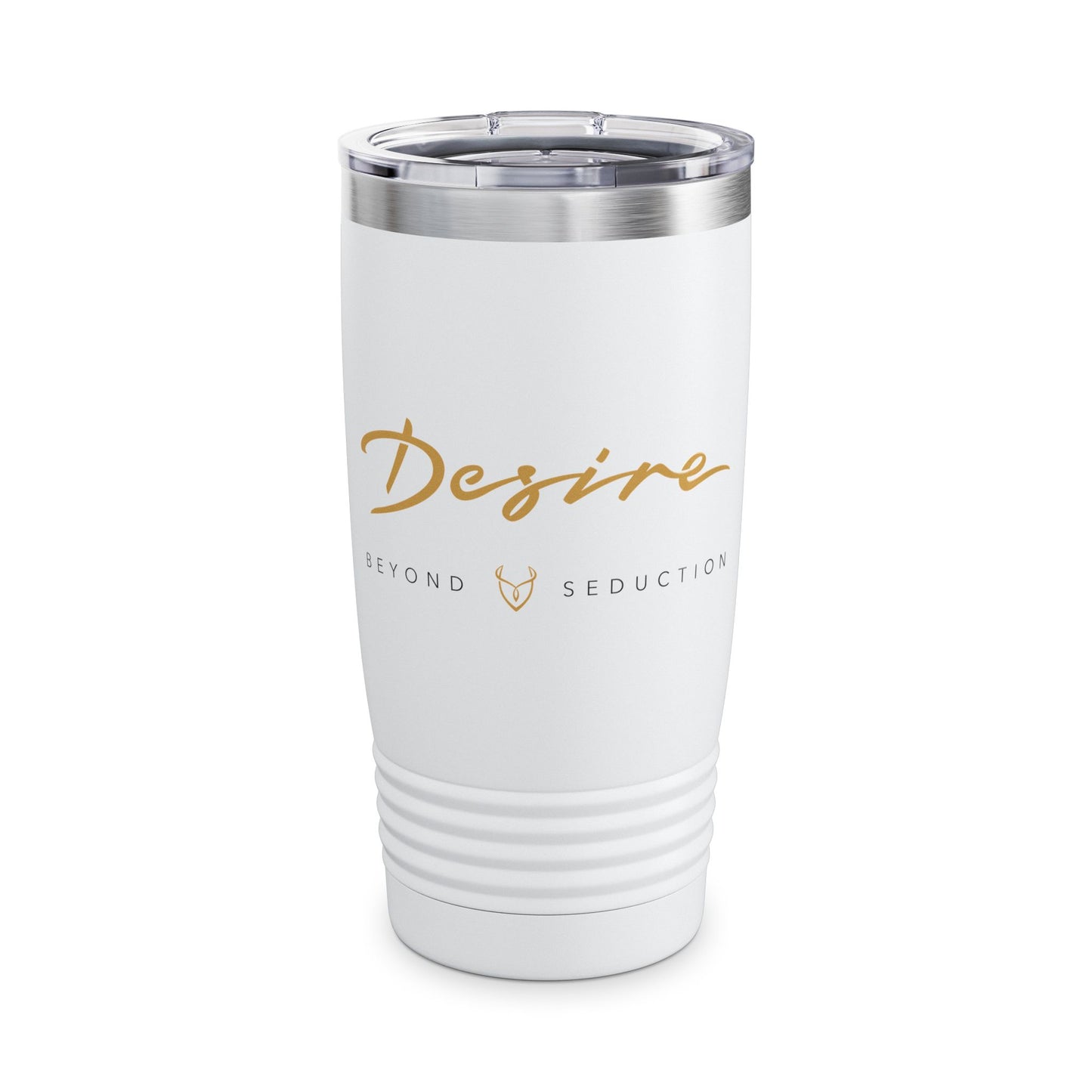 20oz Desire Ringneck Tumbler — Insulated Travel Cup with Gold Script
