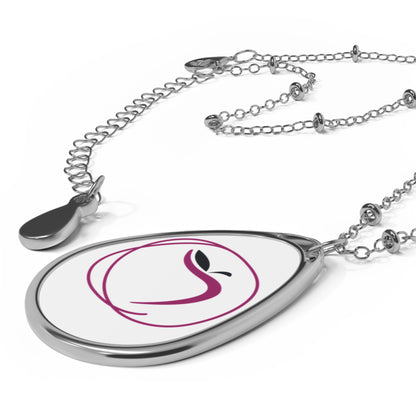 Temptation Branded Oval Necklace