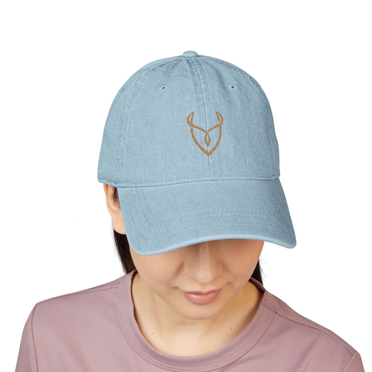 Stylish Embroidered Desire Resort Denim Hat