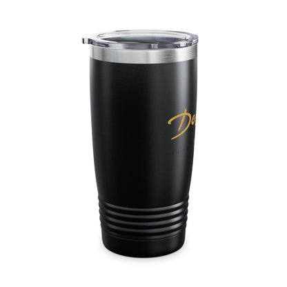 20oz Desire Ringneck Tumbler — Insulated Travel Cup with Gold Script