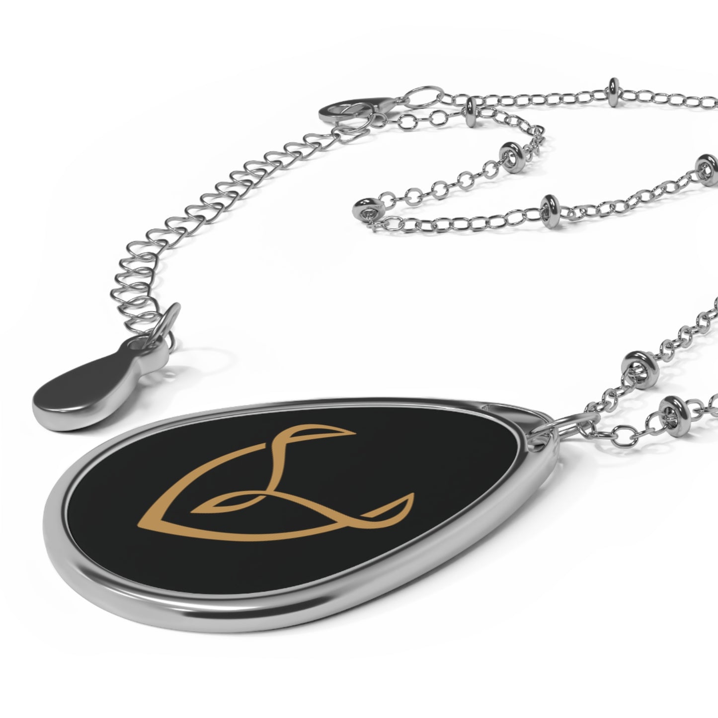 Desire Branded Oval Necklace