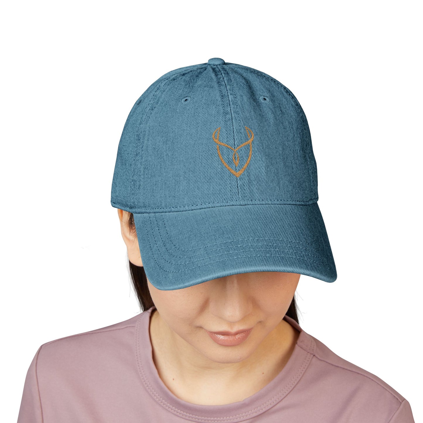 Stylish Embroidered Desire Resort Denim Hat