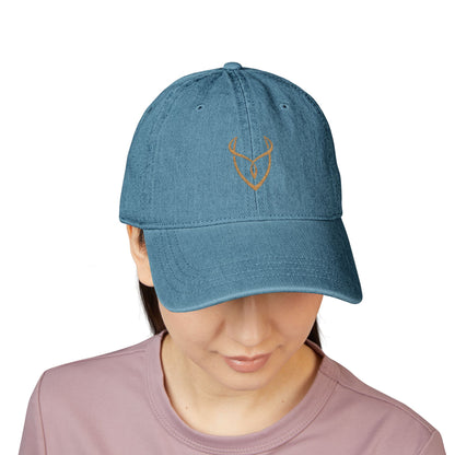 Stylish Embroidered Desire Resort Denim Hat