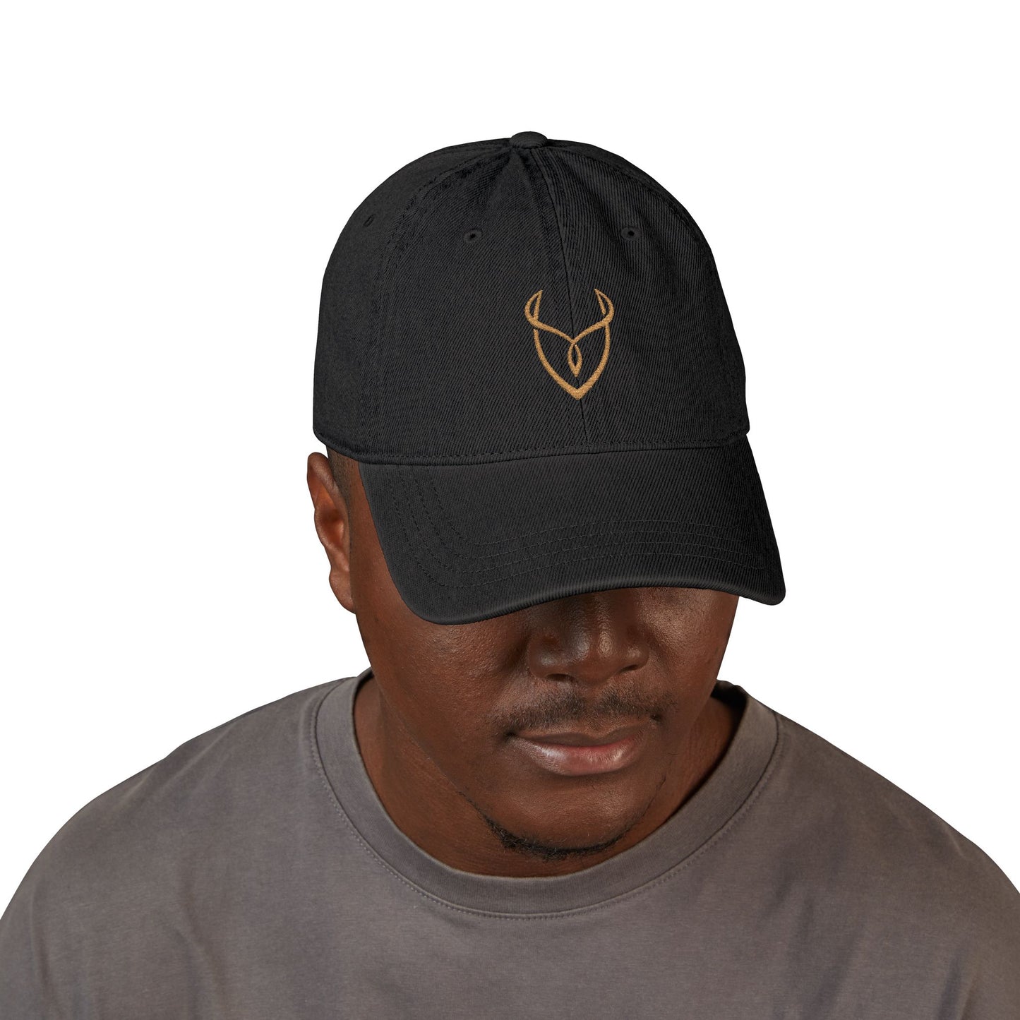 Stylish Embroidered Desire Resort Denim Hat