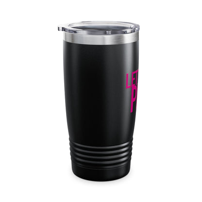 20oz Temptaion Ringneck Tumbler — Insulated Travel Cup with Gold Script