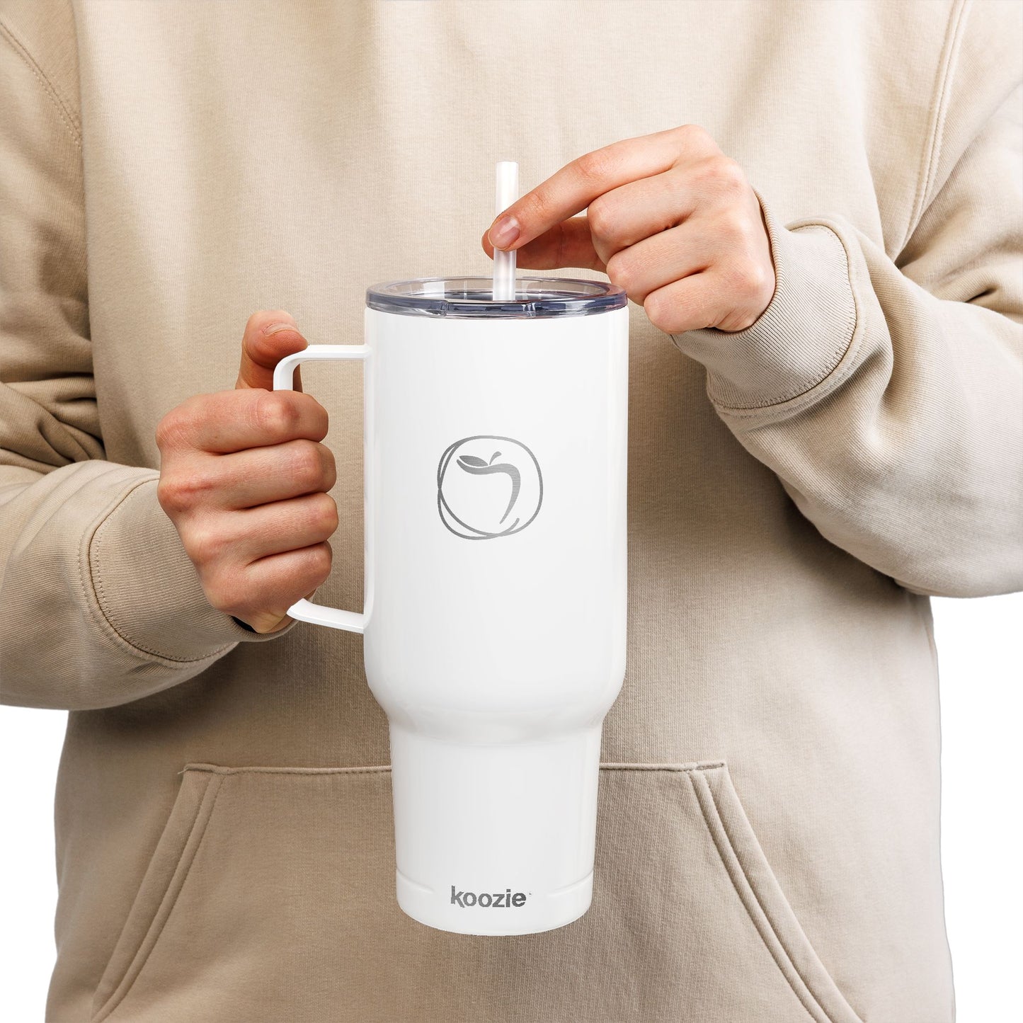 Engraved 40oz Insulated Tumbler with Lid — Durable Travel Cup