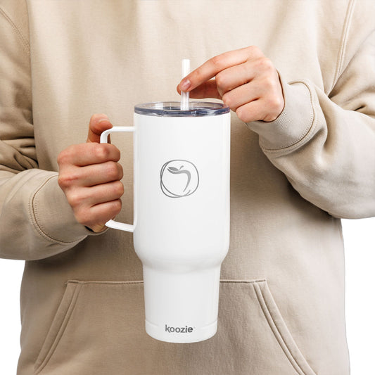 Engraved 40oz Insulated Tumbler with Lid — Durable Travel Cup