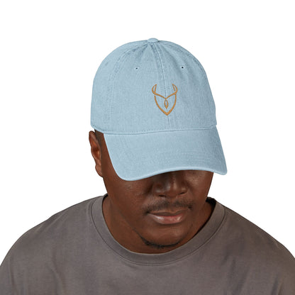 Stylish Embroidered Desire Resort Denim Hat