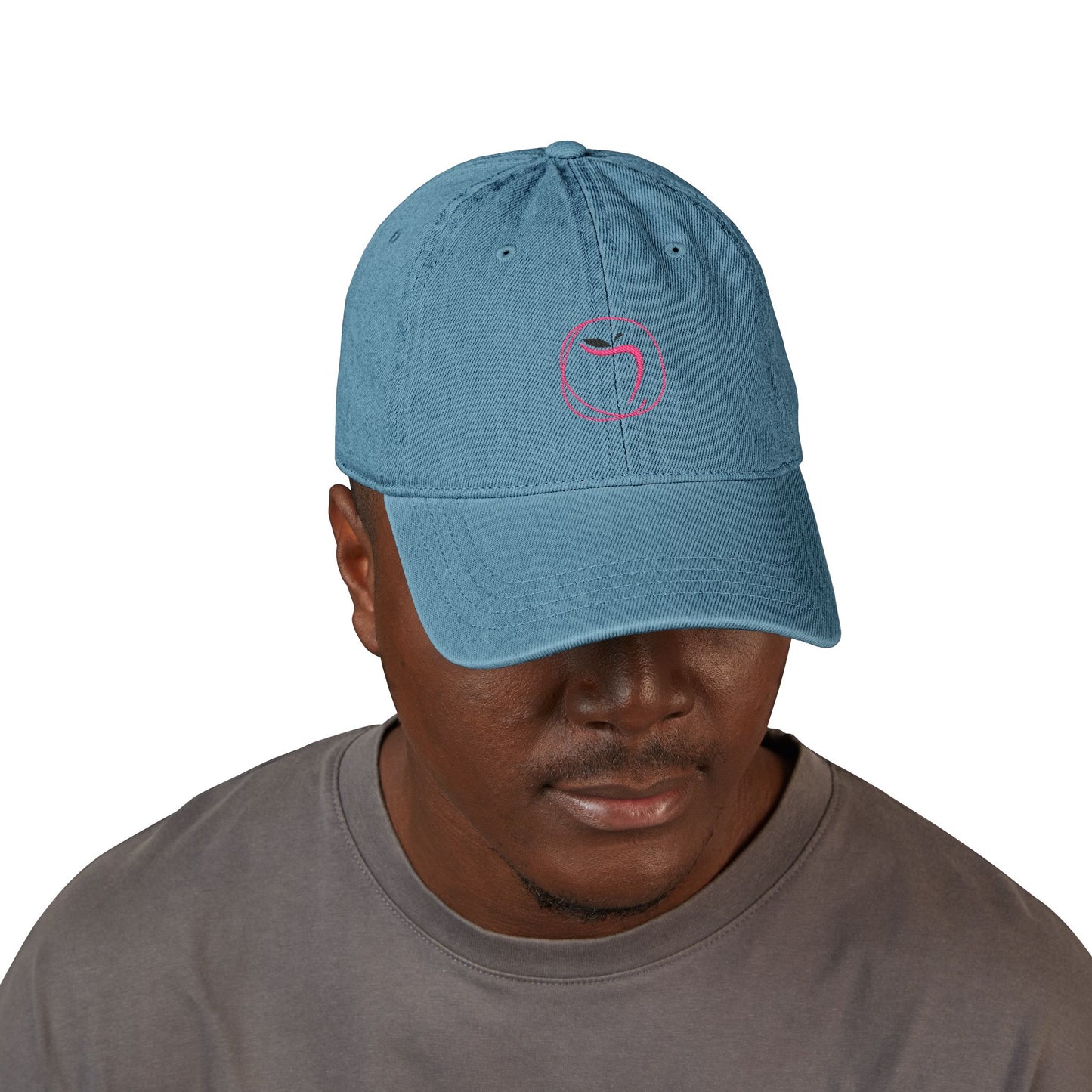 Stylish Embroidered Temptation Resort Denim Hat