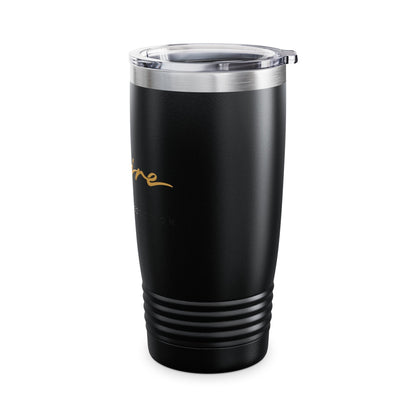 20oz Desire Ringneck Tumbler — Insulated Travel Cup with Gold Script