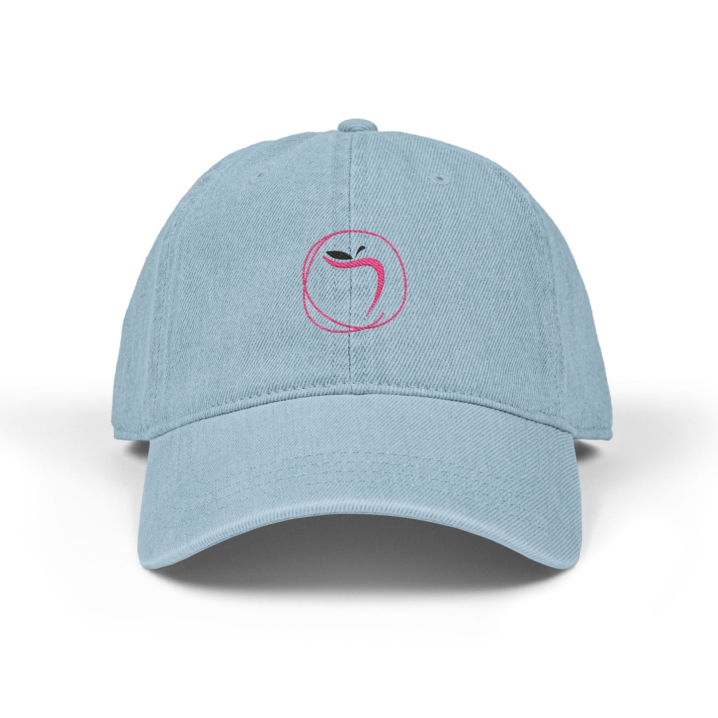 Stylish Embroidered Temptation Resort Denim Hat