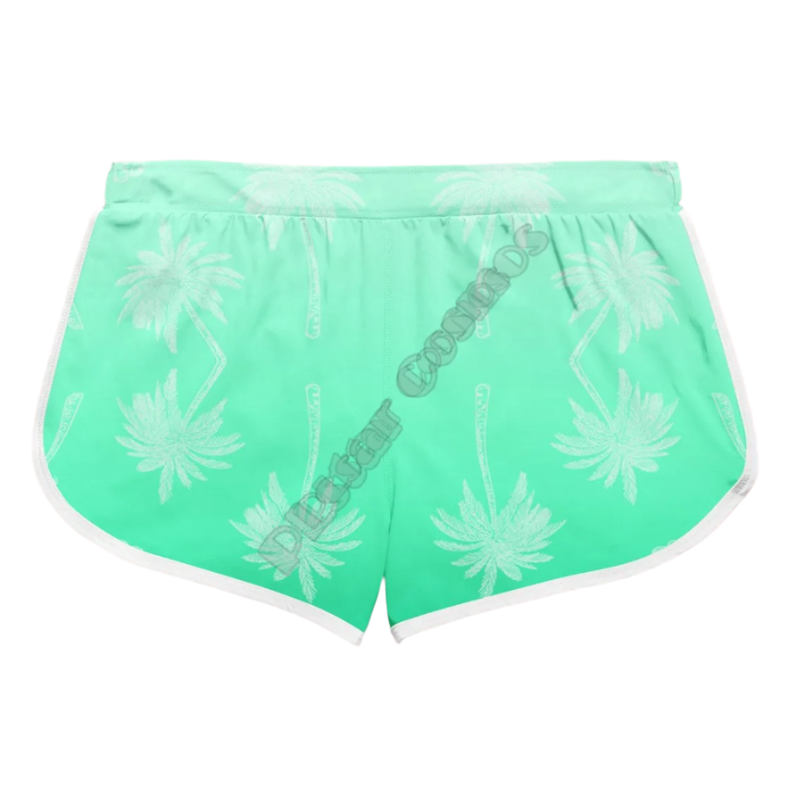 Couples Matching Parrot Beach Shorts featuring vibrant tropical design, perfect for adult resort theme nights