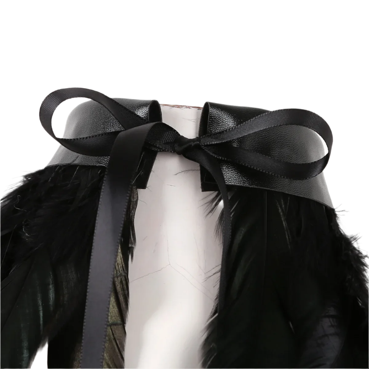 One Shoulder Shrug Shawl | Wings Choker Collar Fashion Accessory