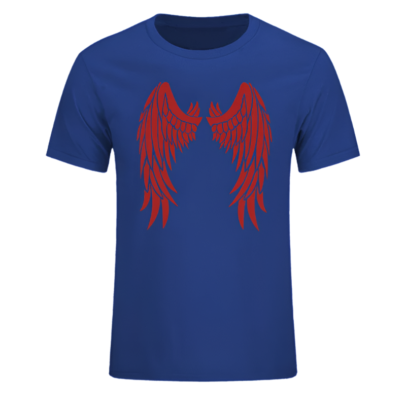 Angel Wings On Back T-Shirt | Men's Short Sleeve Graphic Tee