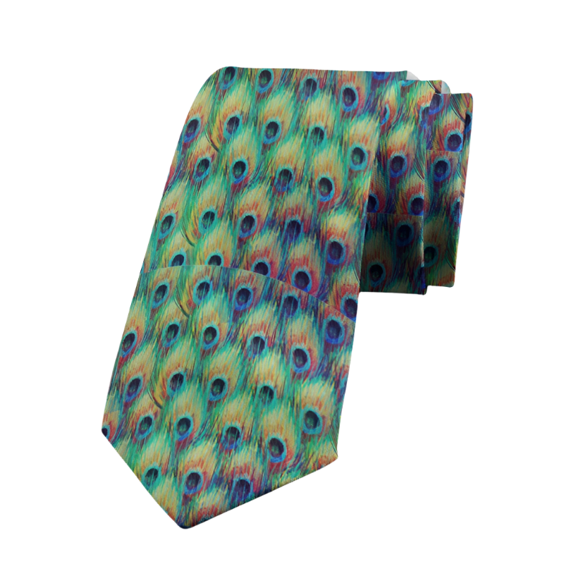 Sophisticated animal print polyester tie featuring snake and leopard patterns, 8cm width for resort formal events