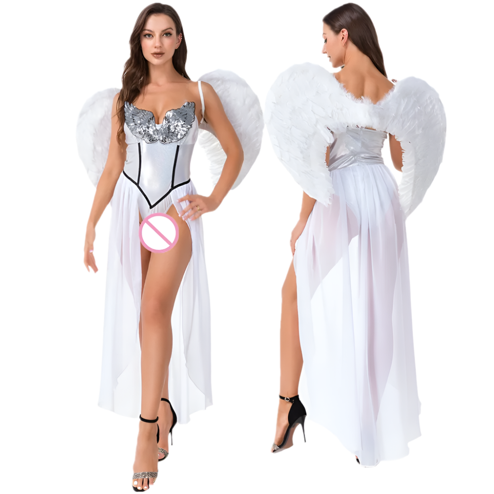 Sexy Angel wings White Feather cosplay