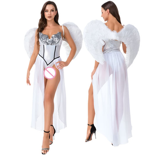 Sexy Angel wings White Feather cosplay