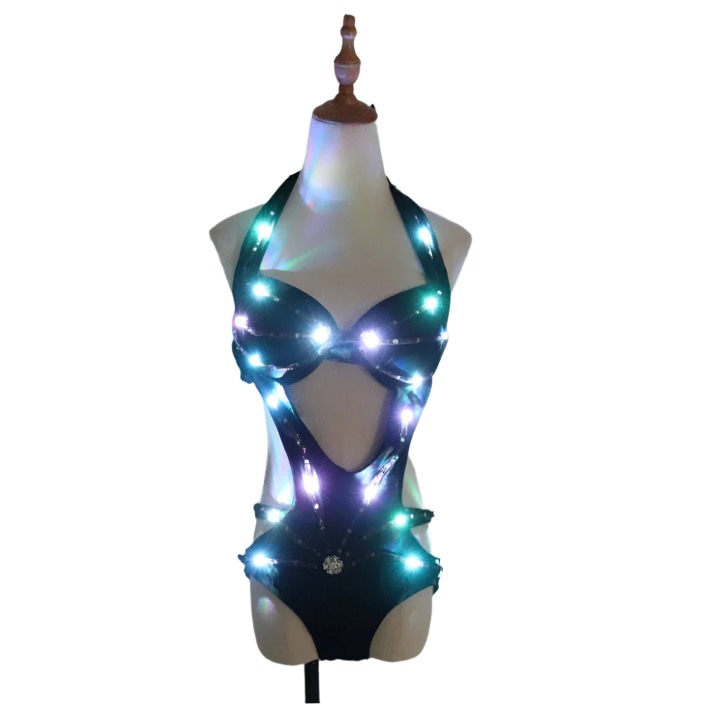 Full-Color LED Lights Sexy Bodysuit