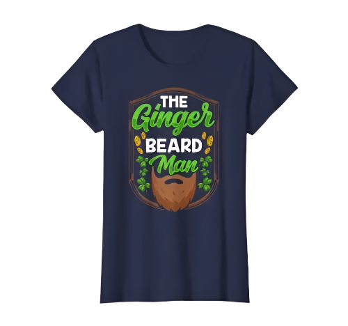 The Ginger Beard Man Irish St. Patricks Day Gaelic T-Shirt