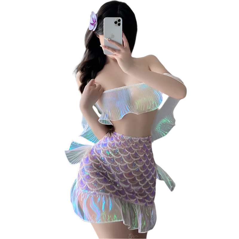 Mermaid Fantasy Costume for Temptation Resort Theme Nights - Adult Resort Wear