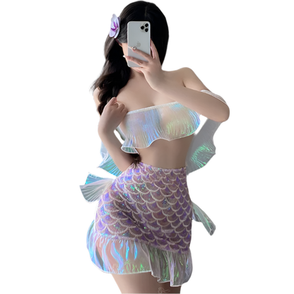 Mermaid Fantasy Costume for Temptation Resort Theme Nights - Adult Resort Wear