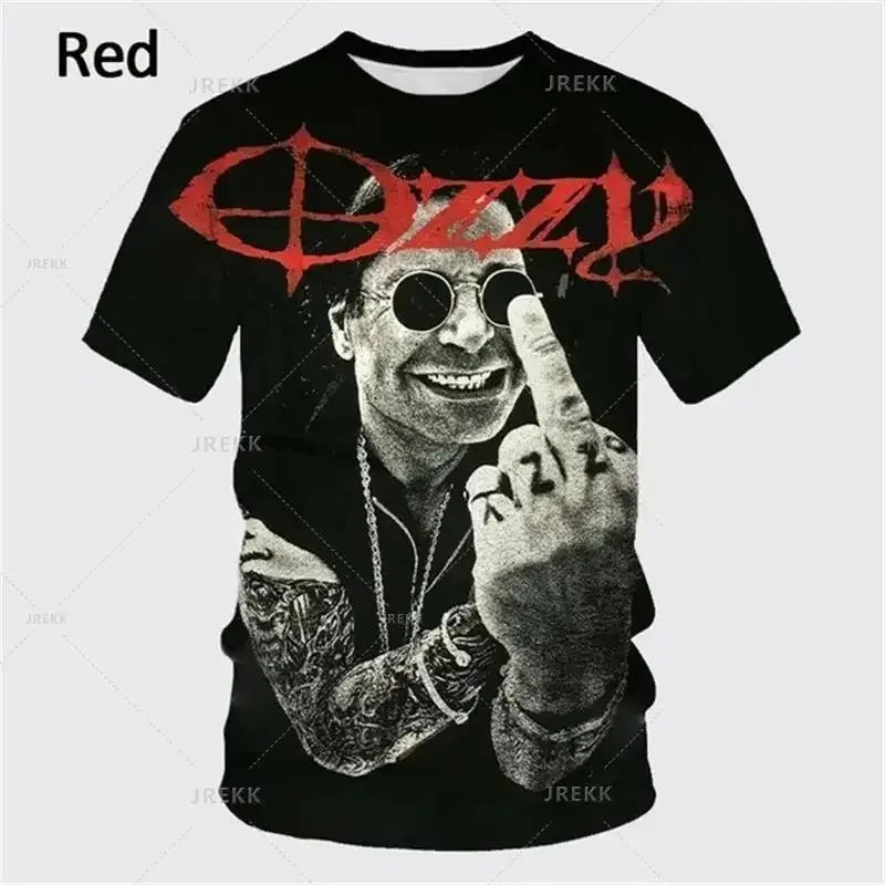 Punk Rock Ozzy Osbourne 3D Print T-Shirt