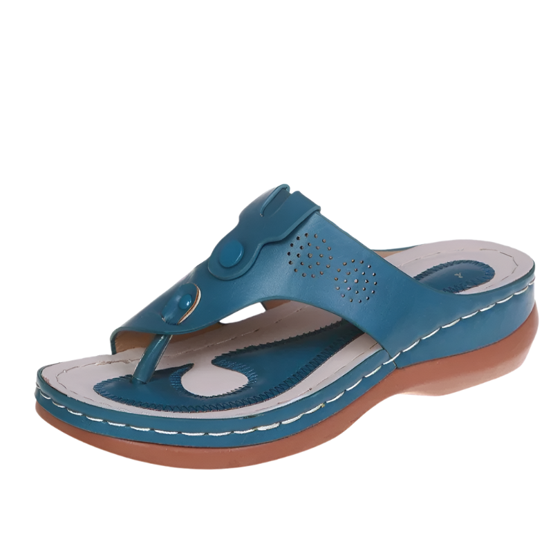 Comfortable soft bottom beach sandals featuring cushioned design for resort pool and beach wear

