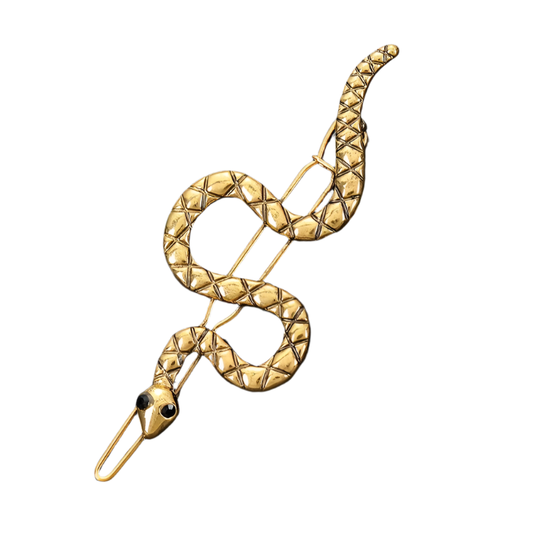 Luxurious snake-shaped metal hairpin with sparkling rhinestone details, designed for seductive evening styling Great! I've noticed this snake rhinestone hairpin complements your existing snake-themed collection, particularly your snake arm cuff and snake pattern sandals. Let me suggest some SEO optimization strategies to maximize its visibility:

