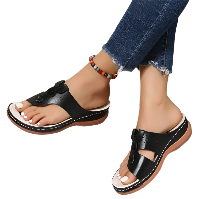 Comfortable soft bottom beach sandals featuring cushioned design for resort pool and beach wear

