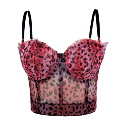 Hot Zebra Print Corset | Stylish Women's Fashion