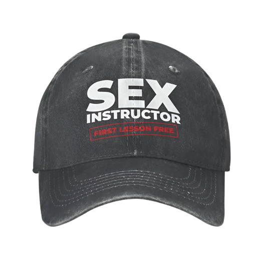 Sex Instructor Baseball Cap Adult Adjustable