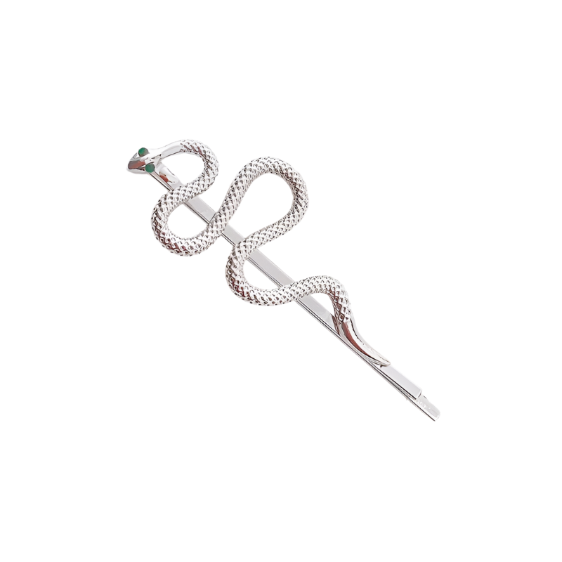 Luxurious snake-shaped metal hairpin with sparkling rhinestone details, designed for seductive evening styling Great! I've noticed this snake rhinestone hairpin complements your existing snake-themed collection, particularly your snake arm cuff and snake pattern sandals. Let me suggest some SEO optimization strategies to maximize its visibility:

