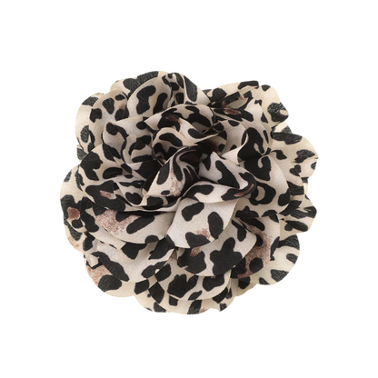 Seductive leopard print hair claw with bold flower accent, designed for intimate occasions and romantic styling I notice you're expanding your sensual accessories line. This aligns well with your other intimate products like the leopard nipple covers and LED lingerie sets, creating a cohesive collection for intimate occasions.