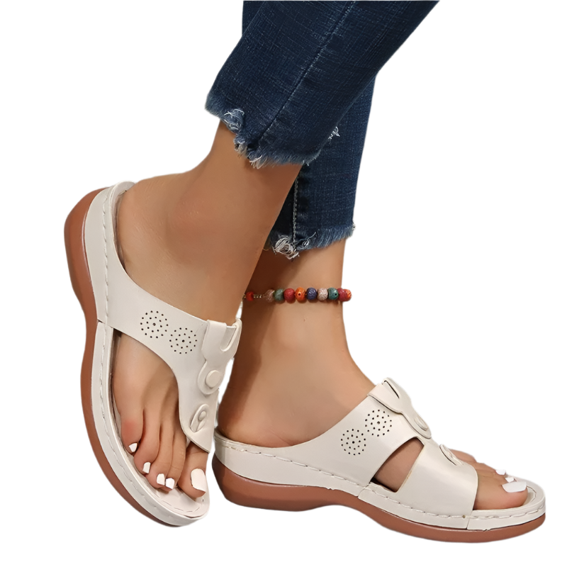 Comfortable soft bottom beach sandals featuring cushioned design for resort pool and beach wear

