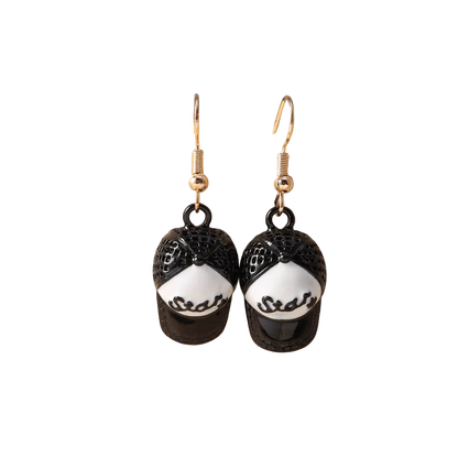 Women’s Baseball Cap Earrings | Sporty Hat Drop Earrings