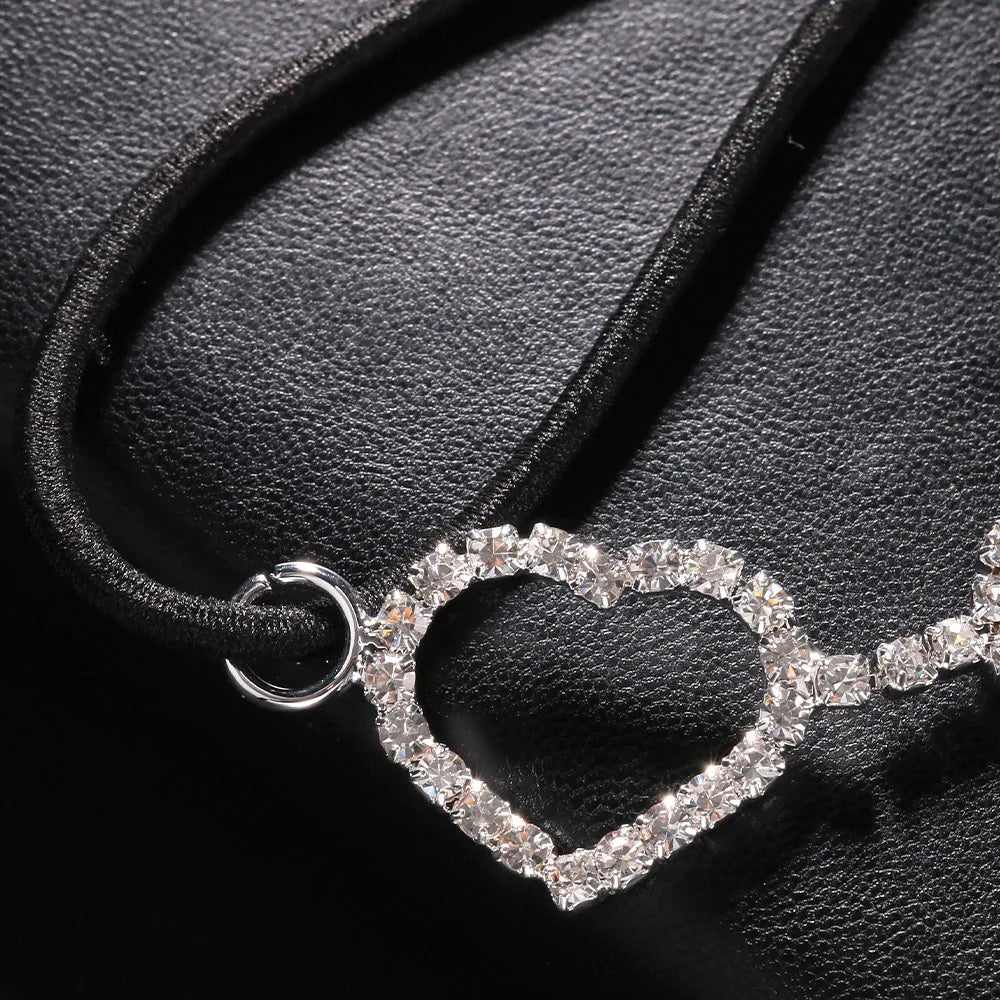 Boho Crystal Heart Thigh Chain Body for Women Sexy Bikini Tassel New Cubic Zirconia Leg Chain Beach Body Jewelry Accessories