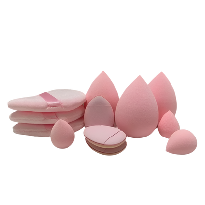 12pcs Makeup Sponge Blender Set | Soft Beauty Egg Cosmetic Puffs