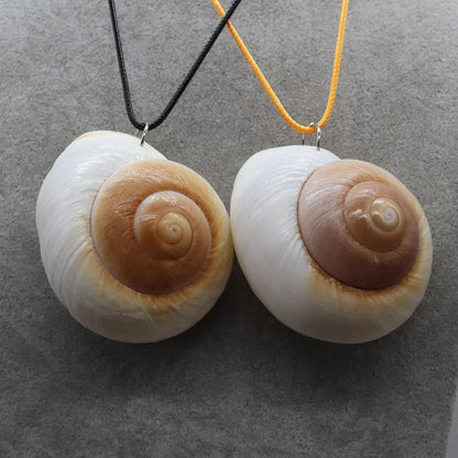 Rope Chain Sea Snail Shell Necklace Glowing Shells Cosplay Costume Glowing Necklaces Jewelry Gift Conch Shell Seashells Necklace