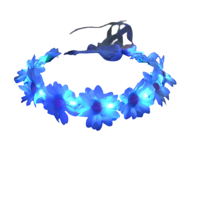 Glow Garland Light Up Headband | Wreath for Vibrant Glow Parties