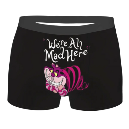 Alice In Wonderland Cheshire Cat Boxer Briefs