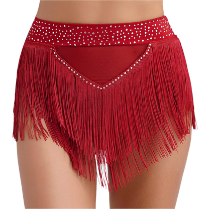 Womens Tassel Belly Dance Shorts Skirts