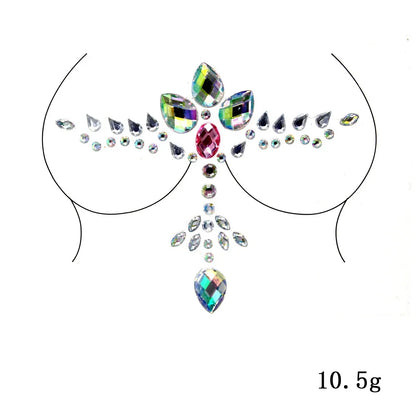 Rhinestone Face & Body Jewels – Crystal Stickers & 3D Tattoos