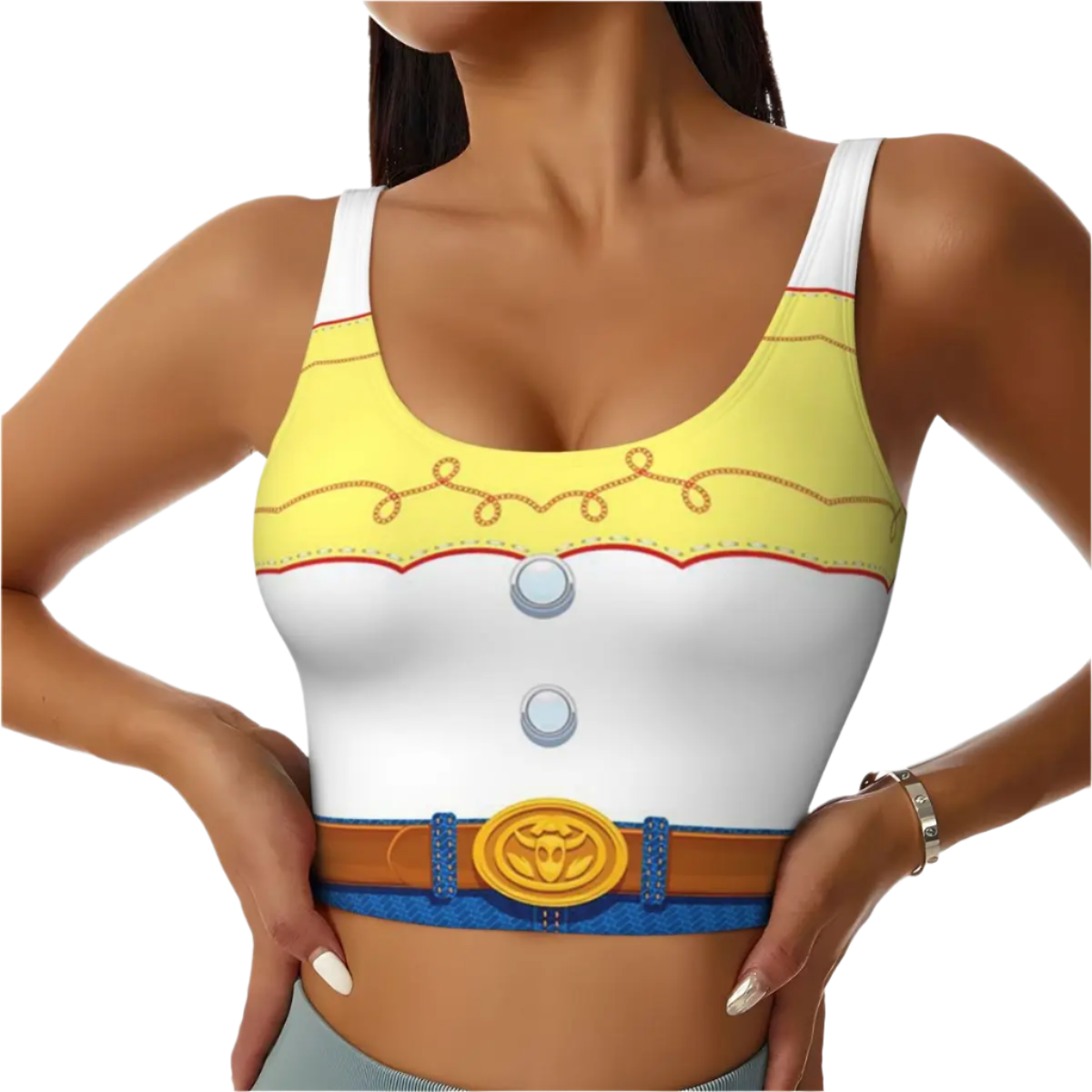 Toy Story Aliens Cartoon Sports Bra Women's