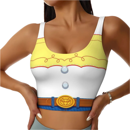 Toy Story Aliens Cartoon Sports Bra Women's