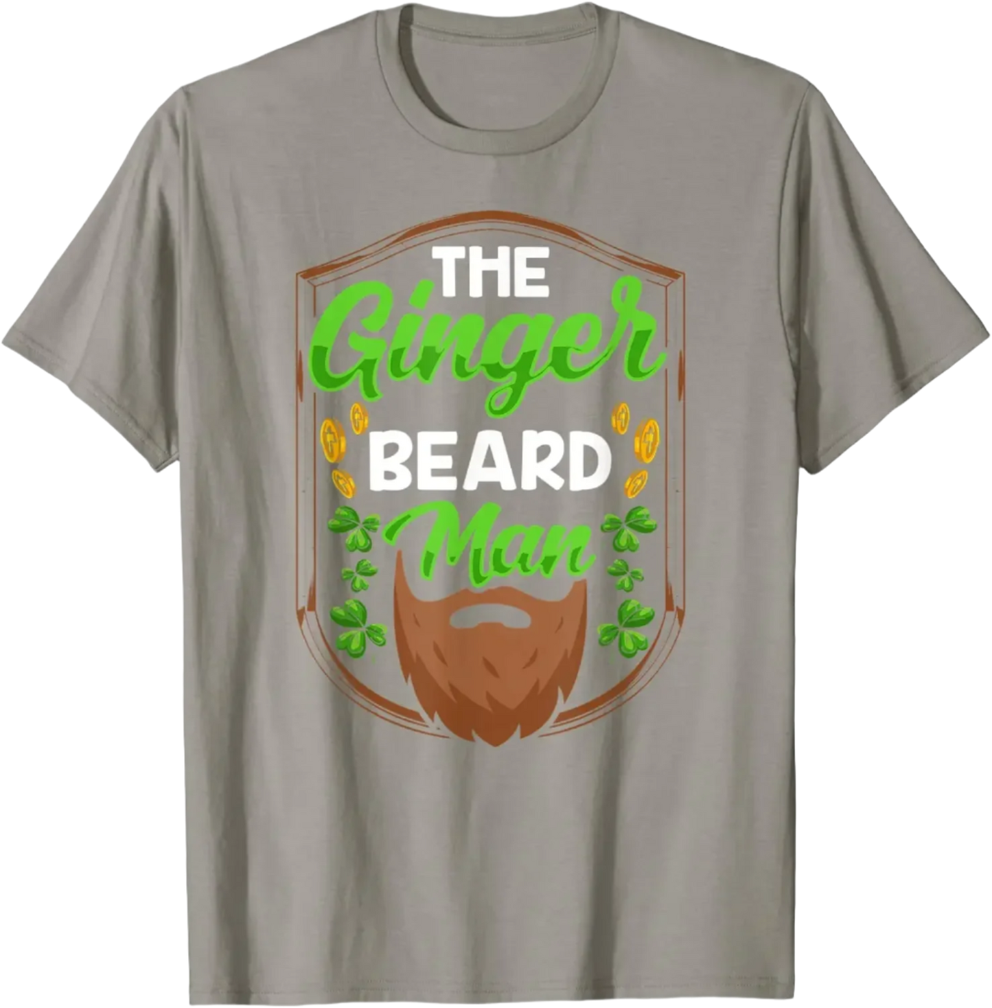 The Ginger Beard Man Irish St. Patricks Day Gaelic T-Shirt