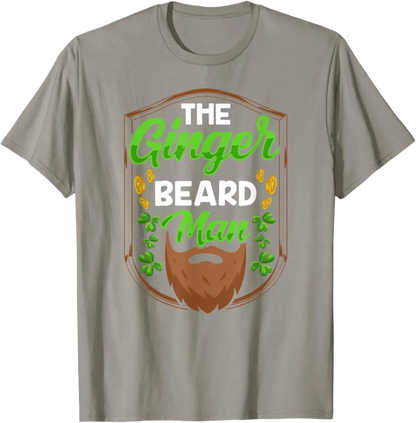 The Ginger Beard Man Irish St. Patricks Day Gaelic T-Shirt