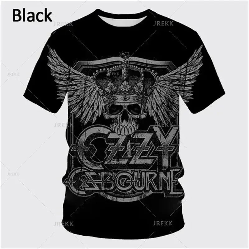 Punk Rock Ozzy Osbourne 3D Print T-Shirt